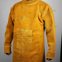 Full cowhide long-sleeved leather protective welding clothing welding clothing argon welding leather clothing