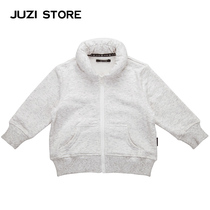 JUZI STORE Airy Ring Banana collar decorated with sweatshirt jacket neutral boy girl 1733407