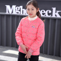 Off-season of Girls down cotton liner girl down cotton primary and middle school students thin children warm coat