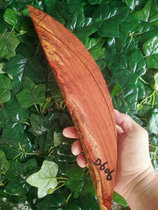 D606 Zambia blood sandalwood red wood small material handmade DIY handmade pieces creative with shape of flower water wave texture