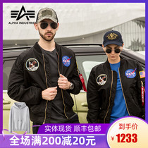 American ALPHA ALPHA industry classic mens outdoor tactical flying jacket MA-1 Apollo Memorial