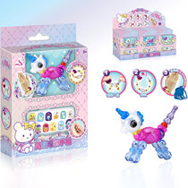 Douyin same toy chain love Elf deformed animal combination beaded variety bracelet necklace educational toy children