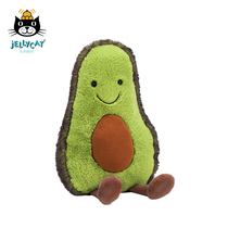 jellycat British avocado cute super cute fruit childrens toy food fruit series plush toy