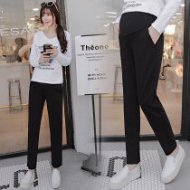 Pregnant women leggings spring loose casual belly pants wear trousers spring and autumn pregnant womens pants spring pregnancy casual pants