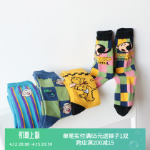 Vigorous Sailor Cute Cartoon High Bunch Socks for men and women in the Chains Boom Lovers
