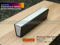 Special price clearance warehouse Domain Fort exit Packaging Modern style drawer pull handle SB-07 (solid) Outer black inner silver