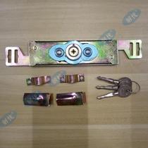 Roll door anti-theft lock roll gate anti-prying cross roll lock pull gate lock roll gate middle opening type