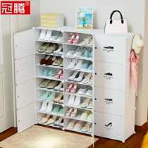 Shoe cabinet simple modern economy space-saving small shoe rack household assembly dustproof simple dormitory female entrance cabinet