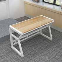 Training table factory direct sales long table single double desks and chairs for primary and secondary school students tutoring training class desk