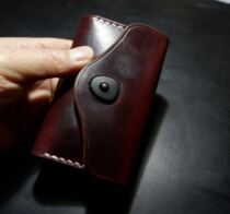 American horween cxl key case card case wallet American pure copper turtle back buckle