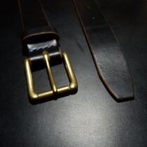 American Horween horween cxl belt black American retro pure copper