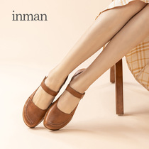 Inman retro small leather shoes women 2021 New Japanese jk shoes uniform shoes wild leather Mary Jane shoes womens single shoes