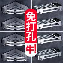 Shelf for shampoo and shower gel in toilet bathroom rack-free bath rack room