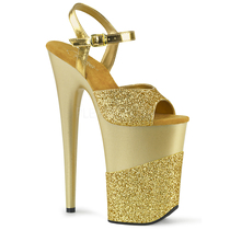 23CM super high heel Pleaser pole dance training shoes INFINITY glitter import