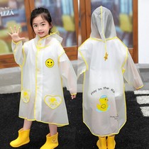 Childrens raincoats young childrens babies 2021 new cartoon cute summer thin long full body riot poncho