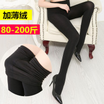Fat plus size fat mm thin velvet early winter pantyhose warm bottomed socks conjoined long socks plus velvet spring and autumn