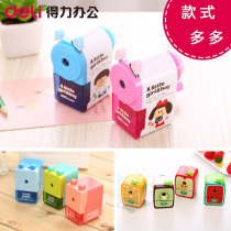 Deli 0641 Pencil Sharpener Handshake Cute Pencil Sharpener Pencil Knife Creative Kids