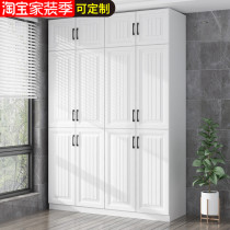 Balcony locker bay window cabinet storage locker sundries cabinet sunscreen waterproof custom shoe cabinet solid wood rack