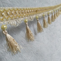 New wedding props supplies mantle head tassel edge decoration hanging ears wedding background decorative lace