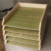 Custom dumpling bamboo wooden dumpling tray refrigerator frozen stacked dumpling plate dumpling curtain dumpling box