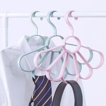 Tie rack Multi-function hanger Multi-hanging silk scarf rack Belt ring belt finishing rack Clothes rack Household hanging clothes