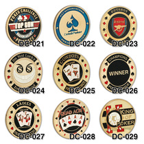 Tong Le Texas Holdem special token accessories metal Zhuang code card press card press card player professional