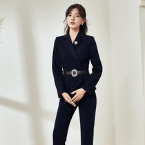 Small suit suit women 2021 new spring fashion temperament professional dress suit overalls interview dress British style