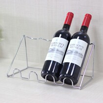  Wine Toor Decorations Hung Simple Red Wine Obliquely Placed Rack Converse Hanging Bay Shelf Display Containing Hanging Wall Creative Wine