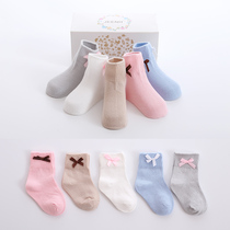 Winter Baby Spring Autumn Socks 0-1-3 Years Baby Socks Newborn Pure Cotton Boneless Loose Thin Kids Socks