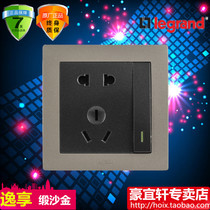 TCL Rogrand satin sand gold one open double control five holes one double control switch two or three Plug Type 86