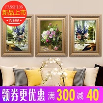 Flap Wing Modern Minimalist Living-room Decoration Painting Restaurant Mural Eu Style Hanging Painting Sofa Background Wall Painting Bedroom Flowers