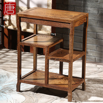 Chinese Mahogany tea stand Rosewood tea table Simple living room tea table Tea table products top manual book engraving seat