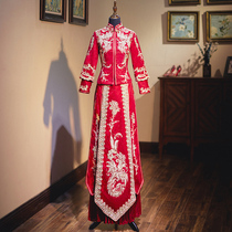 Xiuhe clothing female bride 2020 new Chinese wedding dress wedding toast Chinese style shake sound show and Spring Summer