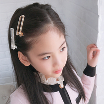  5-12 years old girl little fairy five-pointed star hairpin girl net red side clip Primary school student bangs clip baby hairpin