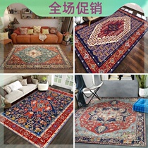 Turkish National Wind Carpet Persian American Light Lavish Retro Living Room Tea Table Blanket Home Bedroom Bedside Blanket Thickening
