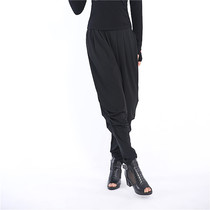 Sailor dance pants womens 2017 new halterneck pants summer thin trousers elastic waist large size loose casual pants