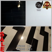 14-year-old shop 8c12mm personality feature reinforced composite wood floor crystal face parquet black and white cement ash direct sales