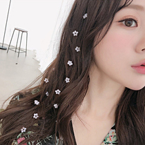 Korea ins net red hair clip invisible streamline long hair decoration hair band Sweet flower lady bb clip hair comb