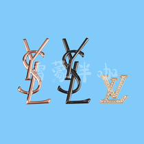 DIY mobile phone case metal accessories Tide brand big brand metal standard flash diamond hand accessories