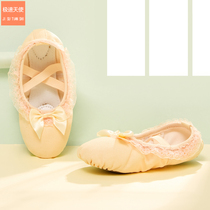 Children dance shoes lian gong xie girls soft mao zhua xie Princess lace dance shoes for women children Chinese Dance dance shoes