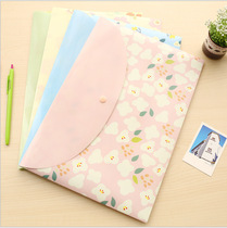 Cute Students Little Fresher A4 Exam Paper File Bag Creative Office Collection Kit Archive Bag Folder