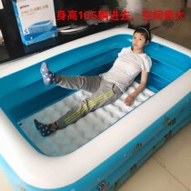 Adult-inflated bath large bath full-body bath pool double bath adult bath barrel can lie