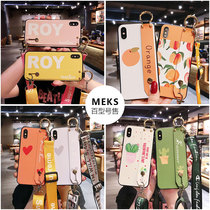 Samsung s10plus phone case s10 fresh note10 personality new year s9 crossbody note9 wristband s8 creative women note8 lanyard case