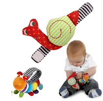 Snail Caterpillar watch with baby Wrist Bell baby toy Wrist rattle toys