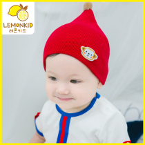 Korean baby hat 6-12 months spring and autumn wool knitted hat men and women baby hat spiky monkey cap cap