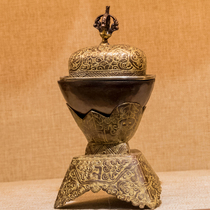 Toba Tibetan Buddhism supplies Nepal handmade copper gold-plated carved instruments