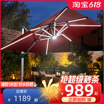 Outdoor beach umbrella Courtyard Umbrella Solar Umbrella Swing Stall Large Sun Umbrella Villa Garden Home outdoor Rome Umbrella