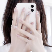 Explicit white ice penetration wearables A mealnail tool suit finished product with a long false nail patch handnail sheet can be used over and over again