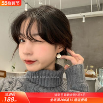 Earrings Retro Port Wind Herben Superior Temperament European And European Ear Accessories Small Crowdsourced Design Sensation Virgin Silver 100 Hitch New