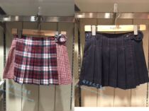 Clothes-in-clothing domestic 2019 Winter-style girl plaid plexicated skirt short skirt WH94921K